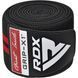 Бинти на коліна RDX GYM KNEE WRAP R11 BLACK/RED WAH-KR11BR фото 5